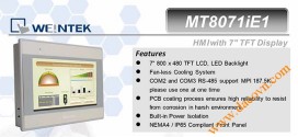 MT8071iE HMI Weintek – Easyview màn hình HMI 7 Inch mầu MT8071iE