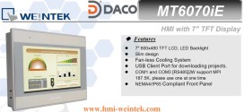 MT6070iE HMI Weintek màn hình HMI 7 Inch mầu, Ethernet MT6070iE