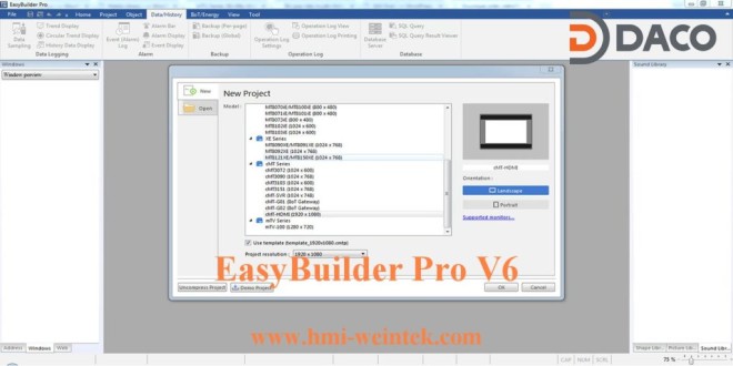 Phần Mềm HMI Weintek – Easy Builder Pro Ver 6
